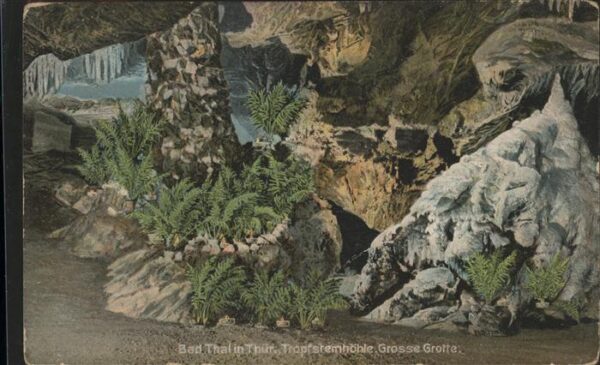 Hoehlen Caves Grottes Bad Thal Tropfsteinpyramide große Grott