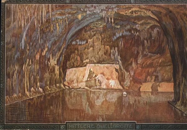 Hoehlen Caves Grottes Feengrotte Saalfeld mittlere Quellgrott