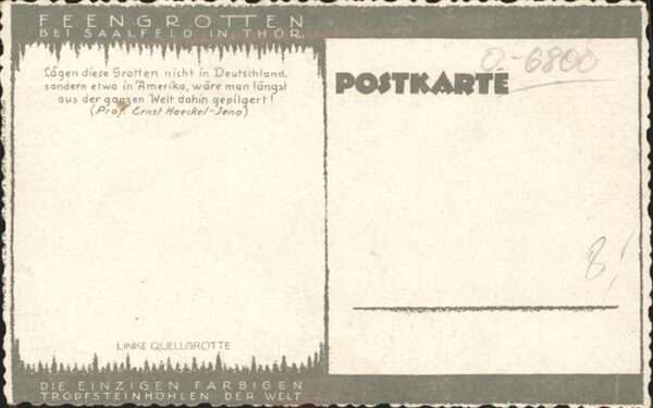 Hoehlen Caves Grottes Feengrotte Saalfeld linke Quellgrotte – Bild 2