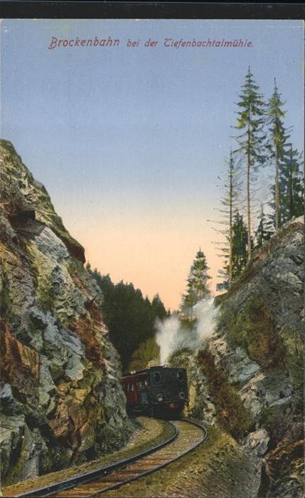 Brockenbahn Tiefenbachtalmühle
