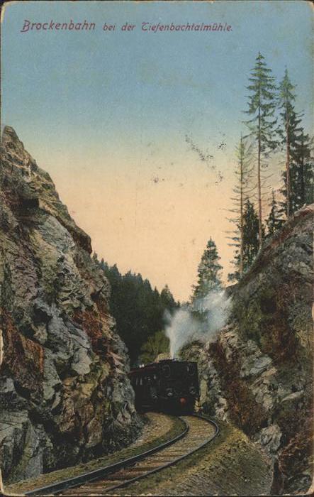 Brockenbahn Tiefenbachtalmühle