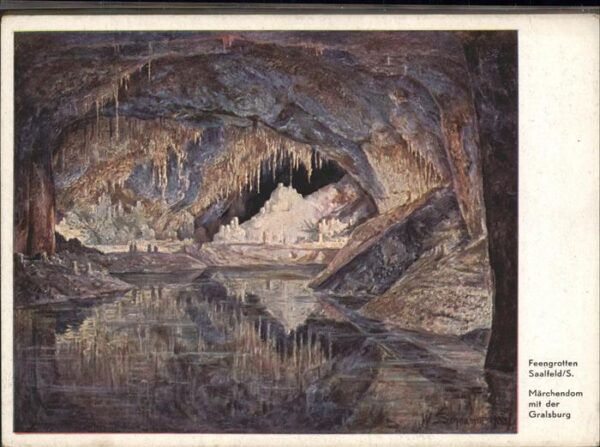 Hoehlen Caves Grottes Feengrotte Saalfeld Märchendom Gralsbur