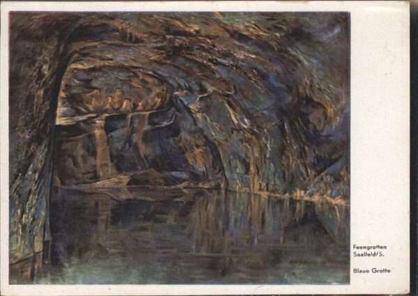Hoehlen Caves Grottes Feengrotte Saalfeld Blaue Grotte