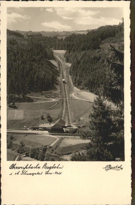 Bergbahn Oberweißbach Schwarzatal Thüringer-Wald