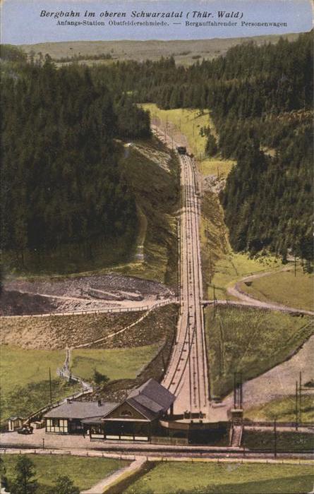 Bergbahn Oberweißbach Schwarzatal Thüringer-Wald