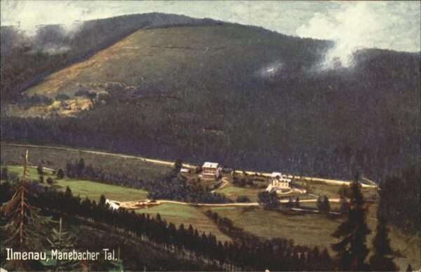 Verlag Wiedemann WIRO Nr. 1704 B Ilmenau Manebacher Tal