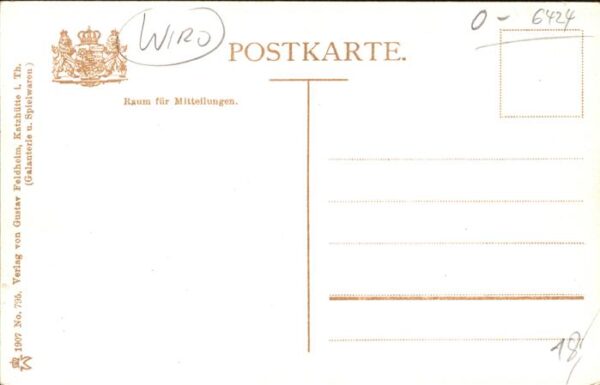Verlag WIRO Wiedemann Nr. 795 Katzhütte Oberes Schwarzatal – Bild 2