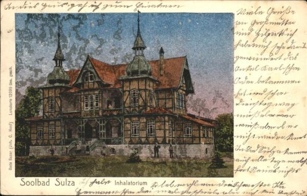 Lunakarte Nr. 12099 Soolbad Sulza Inhalatorium