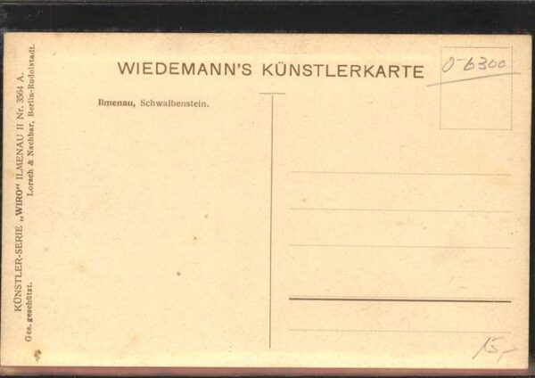 Verlag Wiedemann WIRO Nr. 3564 A Ilmenau – Bild 2