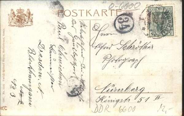 Verlag Wiedemann WIRO Nr. 1106 Greiz Fürstlicher Park – Bild 2