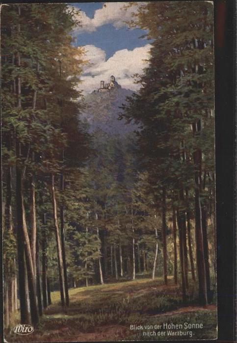 Verlag Wiedemann WIRO Nr. 3074 Wartburg Hohe Sonne