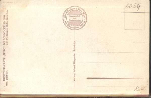 Verlag WIRO Wiedemann Nr. 3086 Die Schmücke – Bild 2