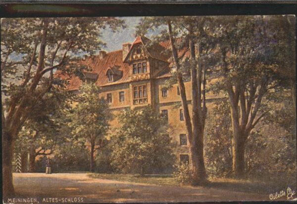 Verlag Tucks Oilette Nr. 177 B Meiningen Altes-Schloss