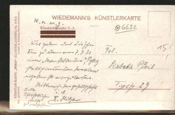 Verlag Wiedemann WIRO Nr. 3570 A Klosterlausnitz – Bild 2