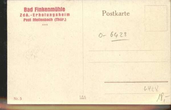 Verlag WIRO Wiedemann Nr. 5 Bad Finkenmühle – Bild 2