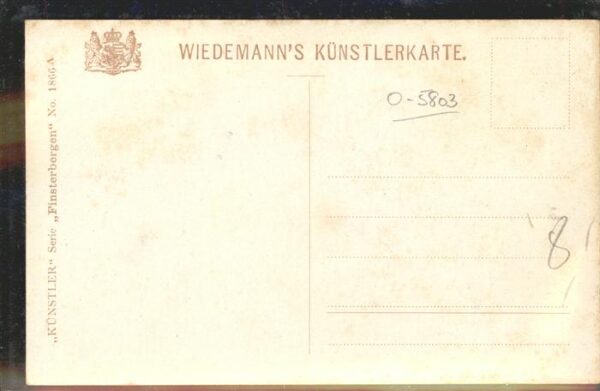 Verlag Wiedemann WIRO Nr. 1866 A Finsterbergen Leinatal – Bild 2
