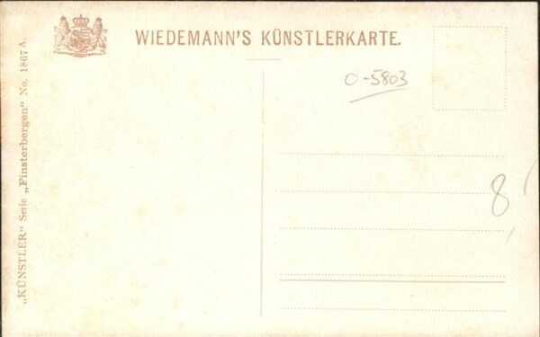 Verlag Wiedemann WIRO Nr. 1867 A Finsterbergen Brandleite-Teich – Bild 2