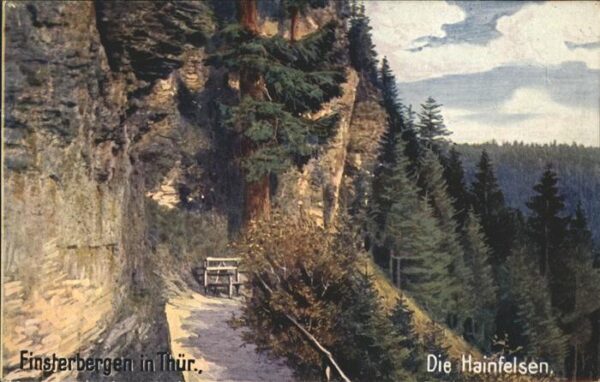 Verlag Wiedemann WIRO Nr. 1864 A Finsterbergen Hainfelsen