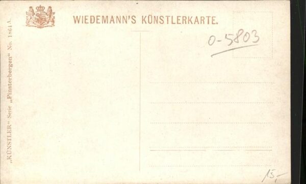 Verlag Wiedemann WIRO Nr. 1864 A Finsterbergen Hainfelsen – Bild 2