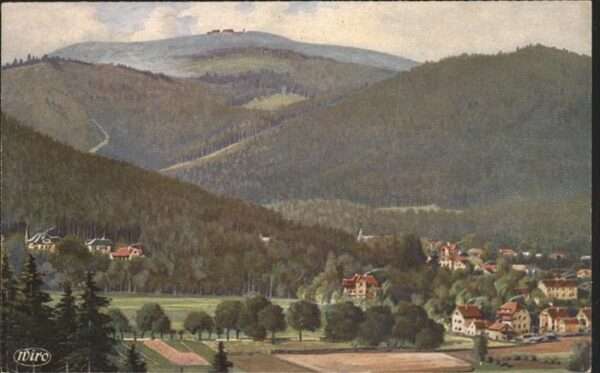 Verlag WIRO Wiedemann Nr. 3464 A Tabarz Thüringer Wald Inselsberg