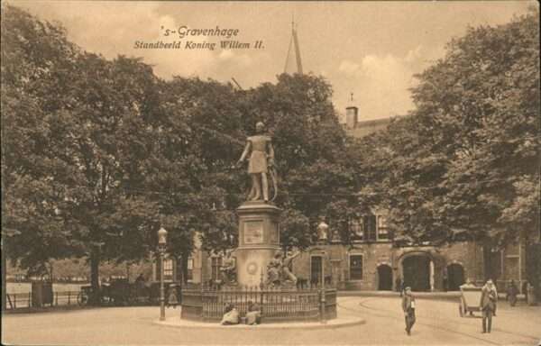 Gravenhage Standbeeld Koning Willem II. Denkmal