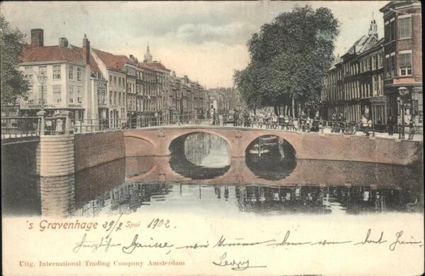 Gravenhage Spui Brücke