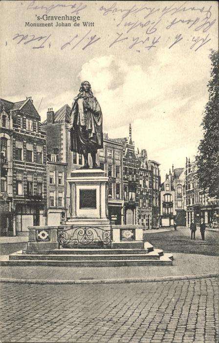 Gravenhage Monument Johan de Witt Denkmal