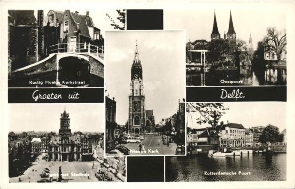 Delft Rotterdamsche Poort Oostpoort Brücke Ma