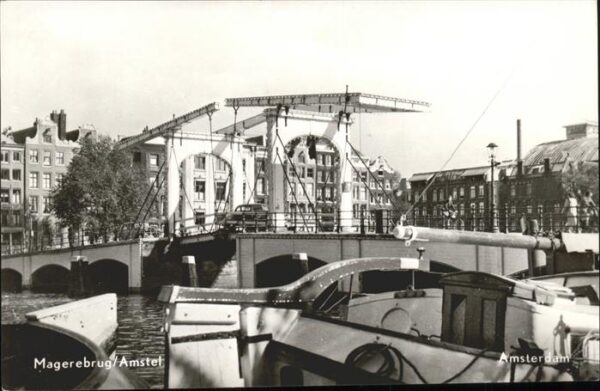 Amsterdam Niederlande Magerebrug Amstel