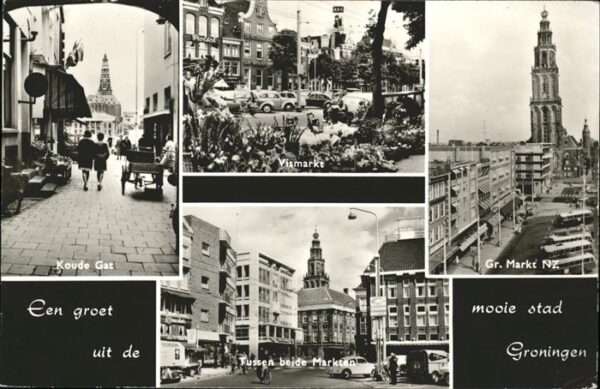 Groningen Gr. Markt NZ Tussen beide Markten Visma
