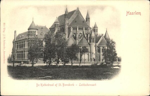 Haarlem Kathedraal of St. Bavokerk Leidschevaar