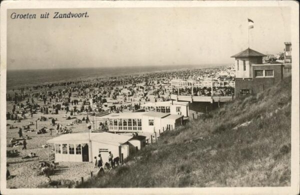 Zandvoort Holland Groeten Strand Strandgezicht