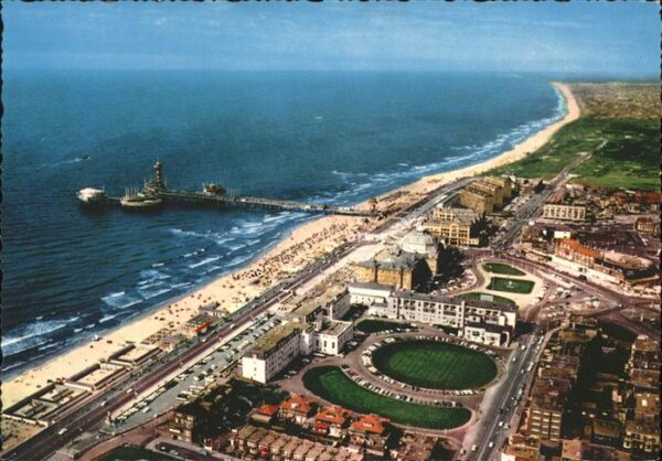 Scheveningen Fliegeraufnahme Pier Strand