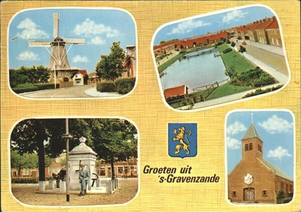 Gravenzande Wappen Mühle Kirche