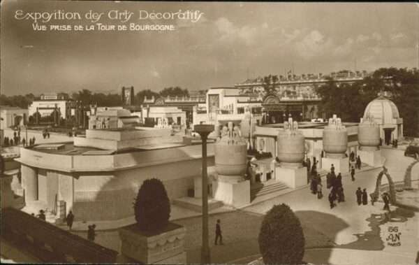 Exposition Arts Decoratifs Paris 1925 Vue Prise de la Tour de Bourgogne