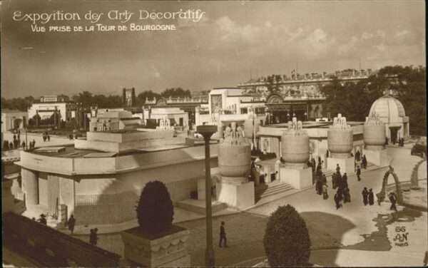 Exposition Arts Decoratifs Paris 1925 Vue Prise de la Tour de Bourgogne