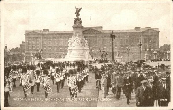 Leibgarde Wache Guards Victoria Memorial Buckingham Pal
