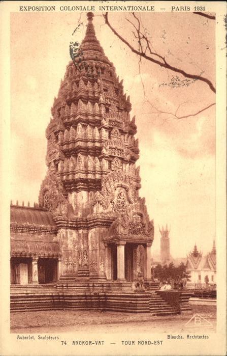 Exposition Coloniale Paris 1931 Angkor-Vat