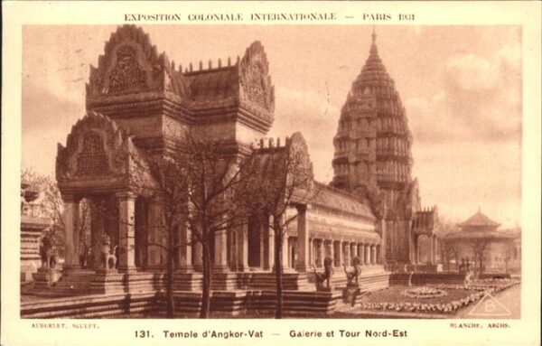 Exposition Coloniale Paris 1931 Temple d_Angkor-Vat
