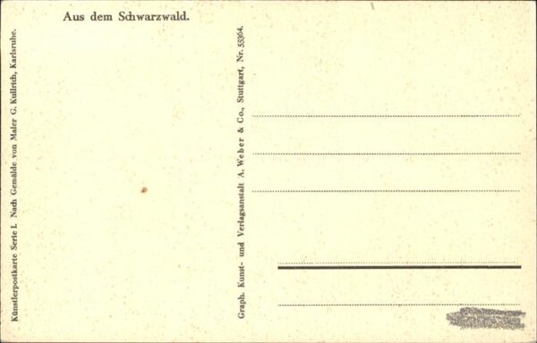 Kullrich G. Nr. 55364 Schwarzwald Spinnrad – Bild 2