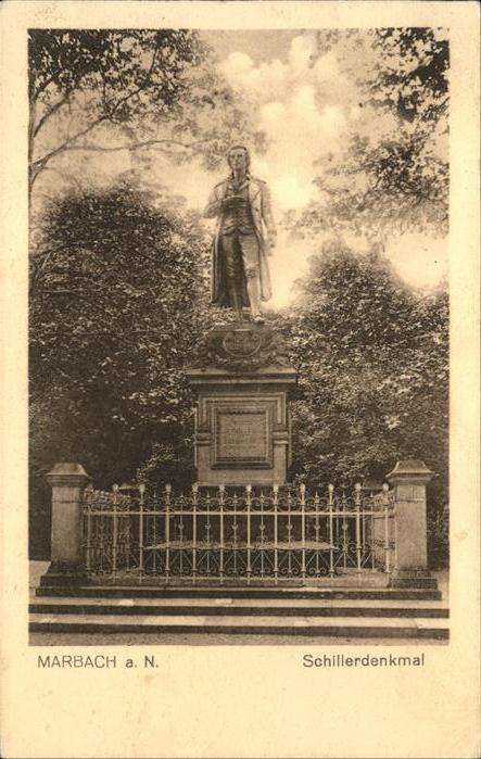 Schiller Friedrich Denkmal Marbach