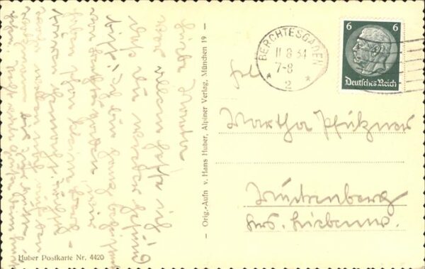 Hirte Schafe Huber-Postkarte Nr. 4420 – Bild 2