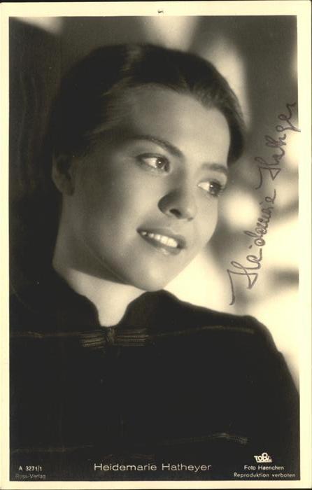Verlag Ross Nr. A 3271/1 Heidemarie Hatheyer