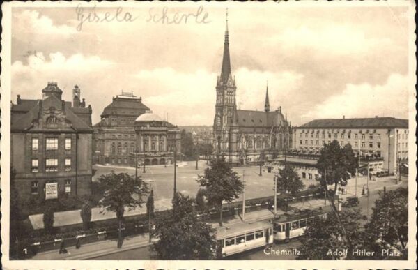 Strassenbahn Chemnitz A.H.-Platz