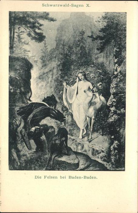 Sagen Maerchen X. Schwarzwald Die Felsen bei Baden-Bad