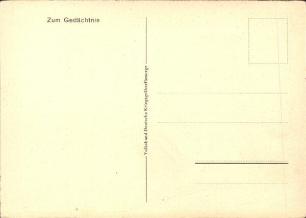 Kuenstlerkarte Zeichnung Zum Gedächtnis – Bild 2