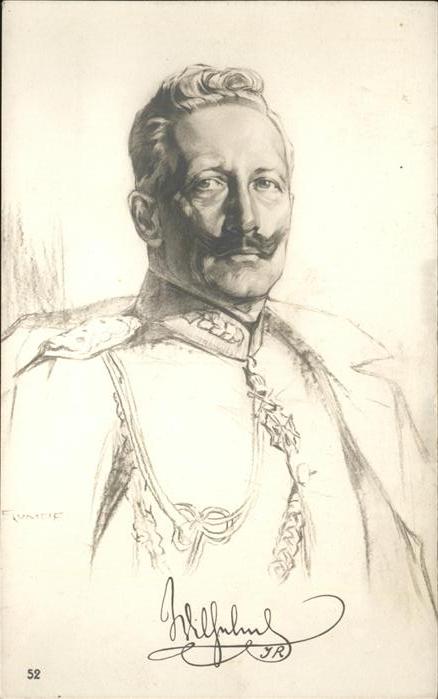 Wilhelm II K?nstlerkarte