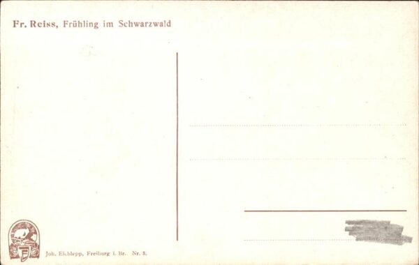 Reiss Fritz Nr. 3 Frühling im Schwarzwald – Bild 2