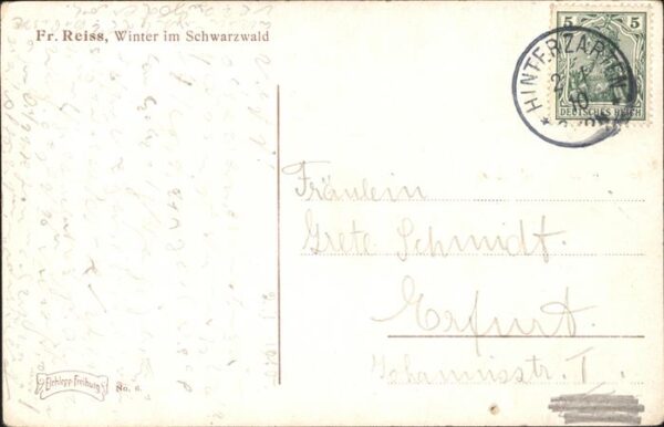 Reiss Fritz Nr. 6 Winter im Schwarzwald – Bild 2