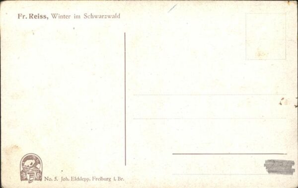 Reiss Fritz Nr. 5 Winter im Schwarzwald – Bild 2